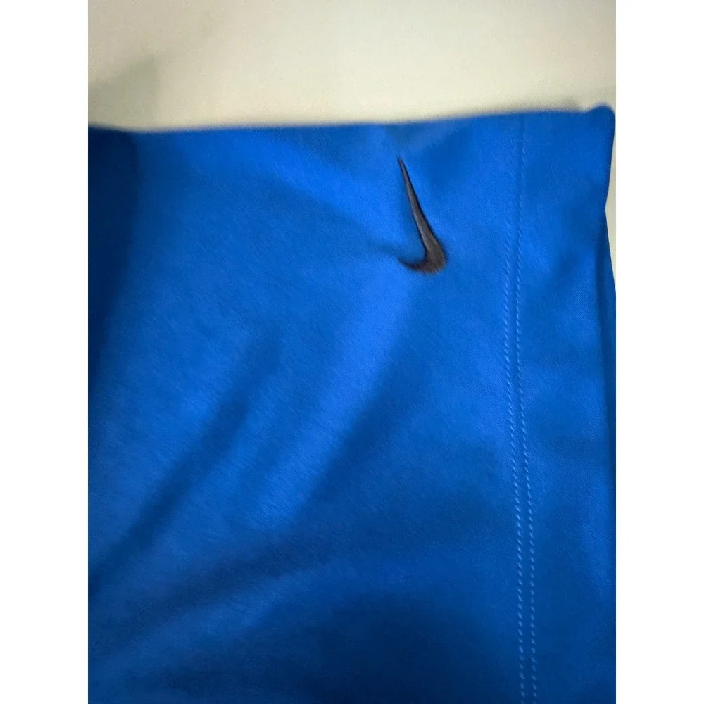 Nike Golf Dri-FIT Polo Shirt Mens XL Blue Black Motorola Solutions Embroidered
